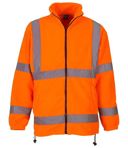 Yoko YK060 Hi-Vis Heavyweight Fleece Jacket in Orange