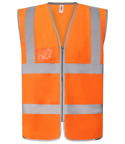Yoko YK113 Zip ID Two Band & Braces Waistcoat