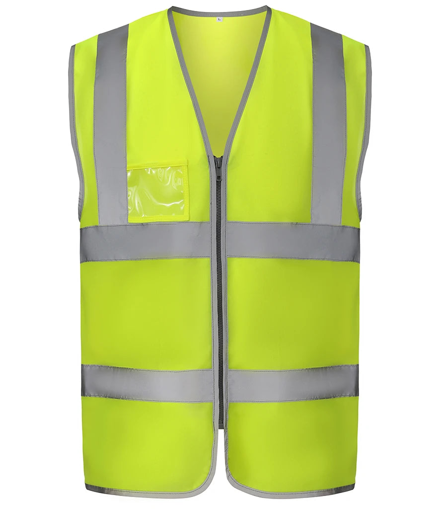 Yoko YK113 Zip ID Two Band & Braces Waistcoat