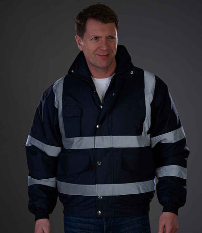 Yoko YK200 Hi-Vis Classic Bomber Jacket
