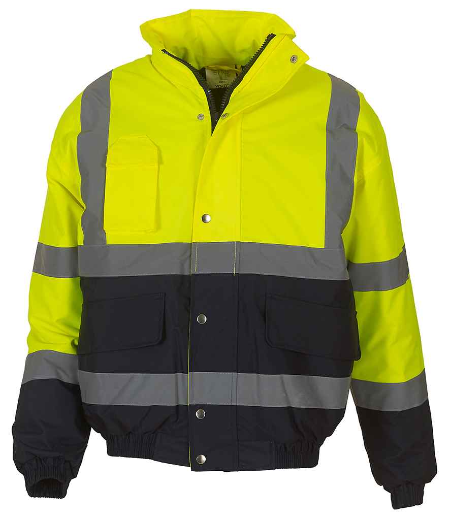 Yoko YK201 Hi-Vis Two Tone Bomber Jacket