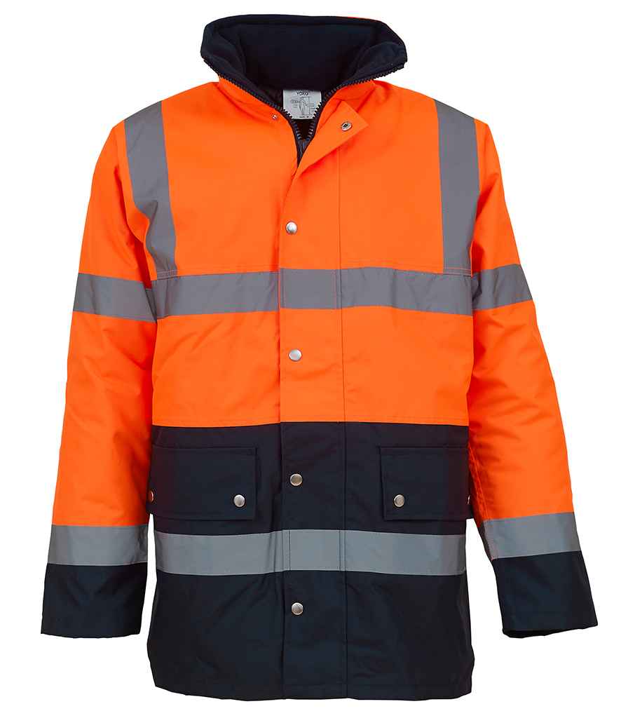 Yoko YK204 Hi-Vis Two Tone Motorway Jacket