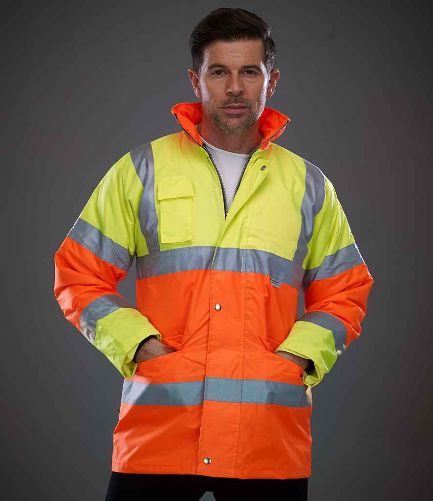 Yoko YK205 Hi-Vis Contrast Jacket