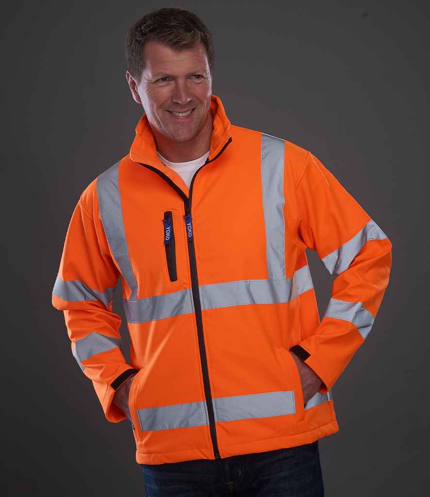 Yoko YK206 Hi-Vis Soft Shell Jacket