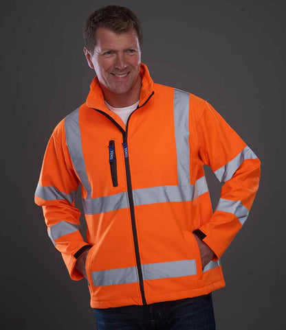 Yoko YK206 Hi-Vis Soft Shell Jacket