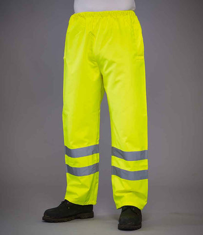 Yoko YK210 Hi-Vis Waterproof Overtrousers
