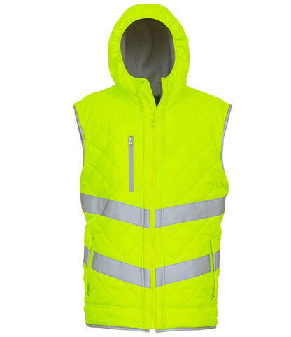 Yoko YK216 Hi-Vis Kensington Hooded Gilet