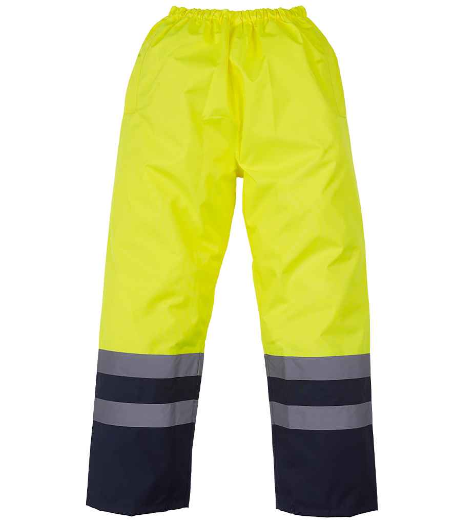 Yoko YK217 Hi-Vis Two Tone Waterproof Overtrousers
