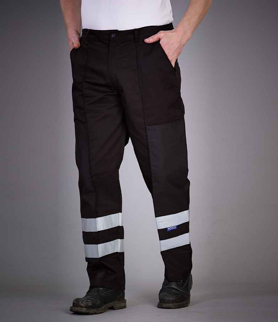 Yoko YK302 Reflective Poly/Cotton Ballistic Trousers